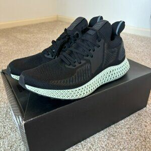 Adidas Alphaedge 4D Core Black/Core Black/Carbon Size 12